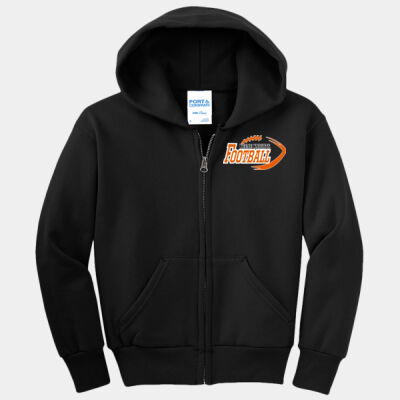 Youth Core Fleece Full Zip Hooded Sweatshirt Thumbnail