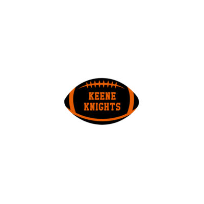 4" Keene Knights Football Car Decal Thumbnail